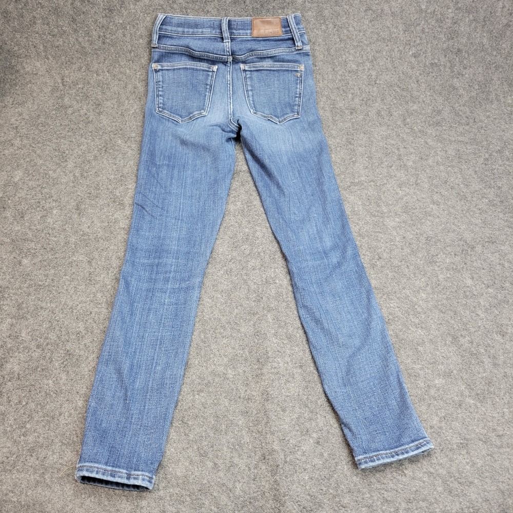 Madewell Jeans Womens 26 Gray High Rise Skinny Distressed Hem Minimalist LOT - Picture 5 of 15